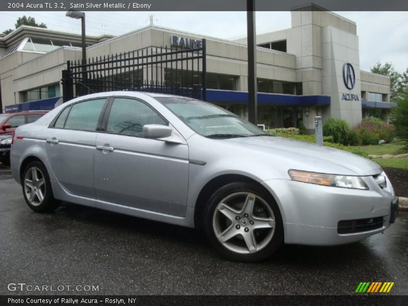 Satin Silver Metallic / Ebony 2004 Acura TL 3.2