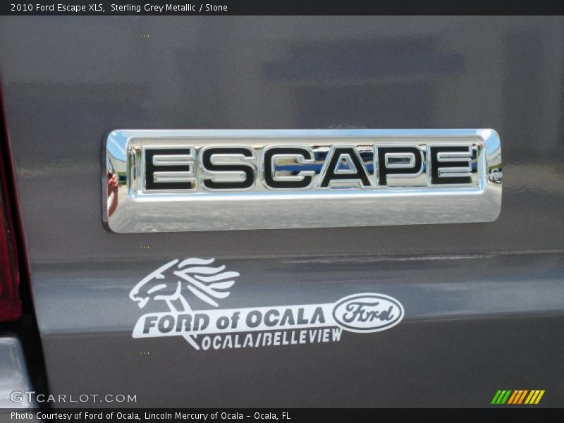 Sterling Grey Metallic / Stone 2010 Ford Escape XLS