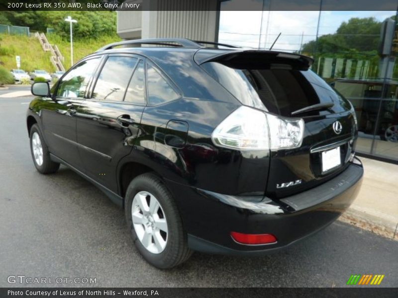 Black Onyx / Ivory 2007 Lexus RX 350 AWD