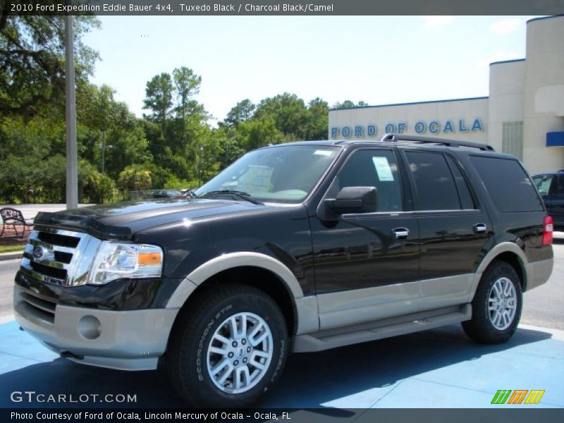 Tuxedo Black / Charcoal Black/Camel 2010 Ford Expedition Eddie Bauer 4x4