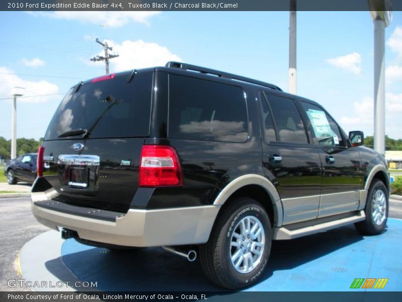 Tuxedo Black / Charcoal Black/Camel 2010 Ford Expedition Eddie Bauer 4x4