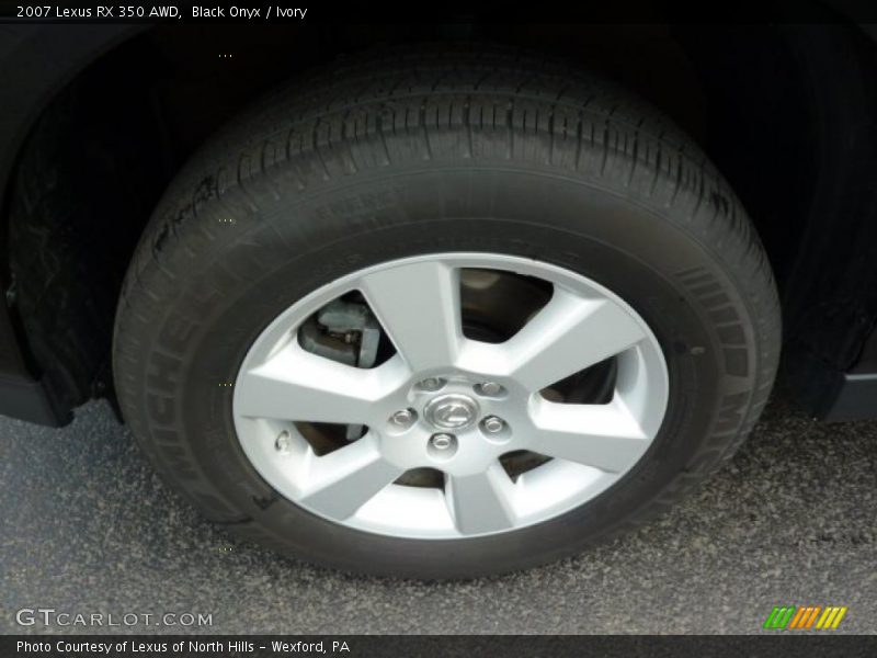 Black Onyx / Ivory 2007 Lexus RX 350 AWD
