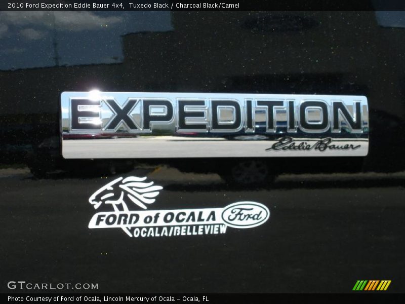 Tuxedo Black / Charcoal Black/Camel 2010 Ford Expedition Eddie Bauer 4x4