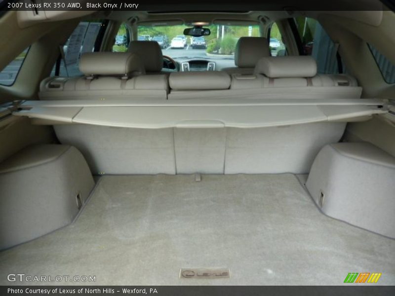 Black Onyx / Ivory 2007 Lexus RX 350 AWD
