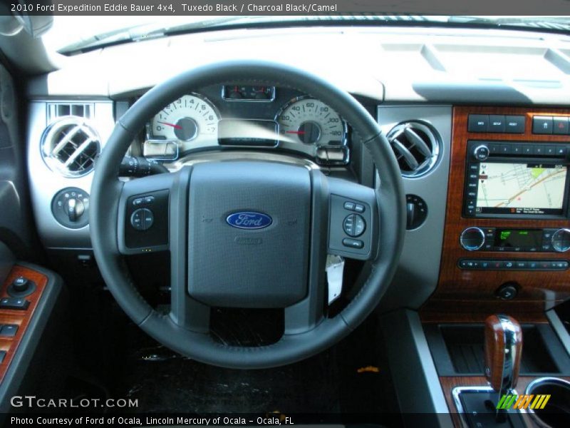 Tuxedo Black / Charcoal Black/Camel 2010 Ford Expedition Eddie Bauer 4x4
