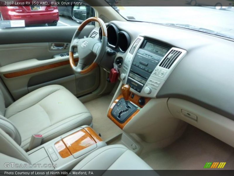 Black Onyx / Ivory 2007 Lexus RX 350 AWD
