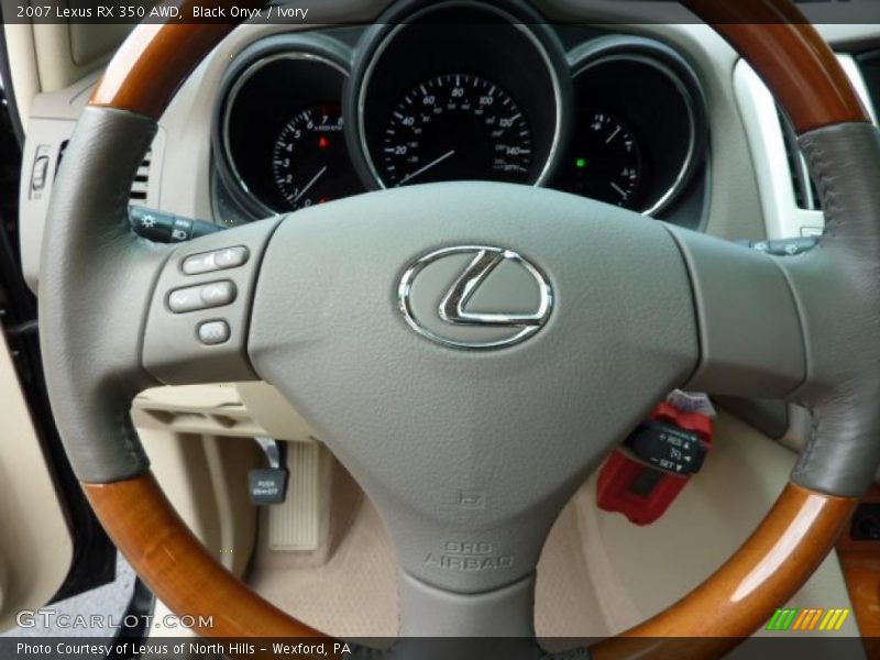 Black Onyx / Ivory 2007 Lexus RX 350 AWD