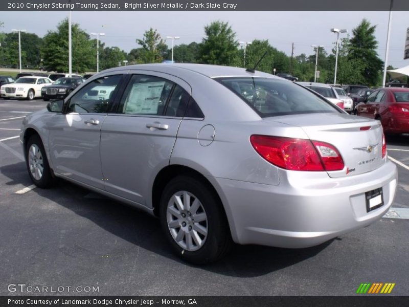 Bright Silver Metallic / Dark Slate Gray 2010 Chrysler Sebring Touring Sedan