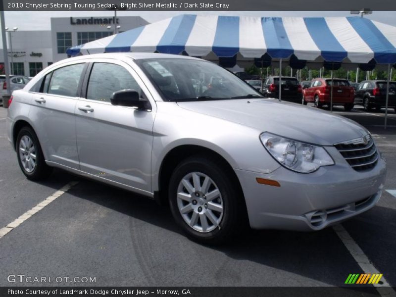 Bright Silver Metallic / Dark Slate Gray 2010 Chrysler Sebring Touring Sedan