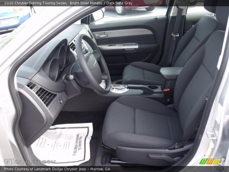 Bright Silver Metallic / Dark Slate Gray 2010 Chrysler Sebring Touring Sedan