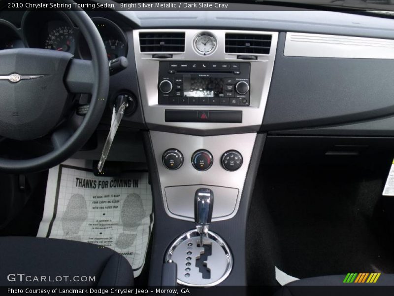 Bright Silver Metallic / Dark Slate Gray 2010 Chrysler Sebring Touring Sedan