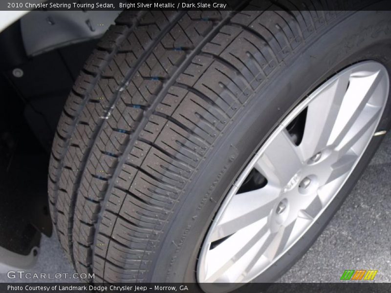 Bright Silver Metallic / Dark Slate Gray 2010 Chrysler Sebring Touring Sedan