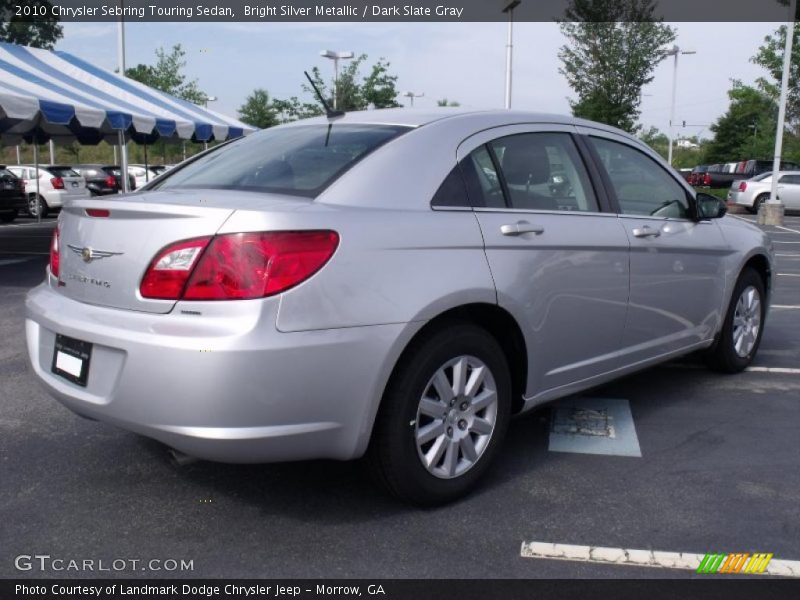 Bright Silver Metallic / Dark Slate Gray 2010 Chrysler Sebring Touring Sedan