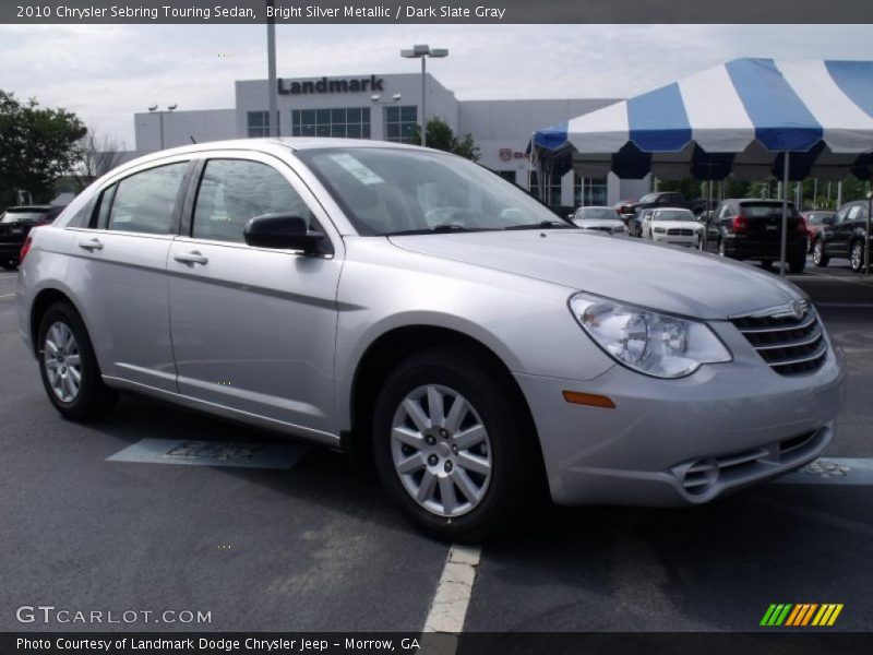 Bright Silver Metallic / Dark Slate Gray 2010 Chrysler Sebring Touring Sedan