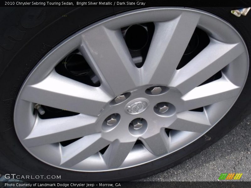 Bright Silver Metallic / Dark Slate Gray 2010 Chrysler Sebring Touring Sedan