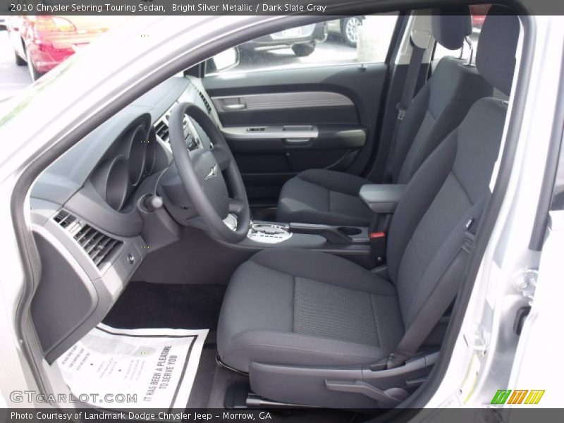 Bright Silver Metallic / Dark Slate Gray 2010 Chrysler Sebring Touring Sedan
