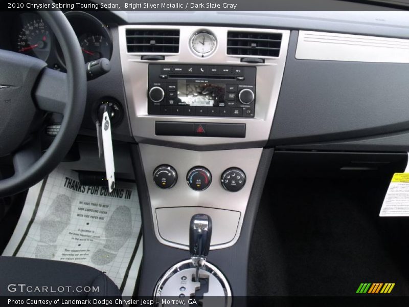 Bright Silver Metallic / Dark Slate Gray 2010 Chrysler Sebring Touring Sedan