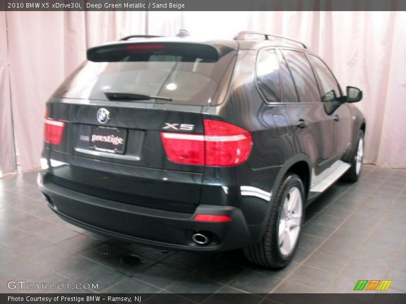 Deep Green Metallic / Sand Beige 2010 BMW X5 xDrive30i