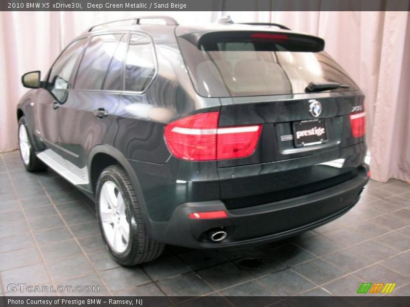 Deep Green Metallic / Sand Beige 2010 BMW X5 xDrive30i