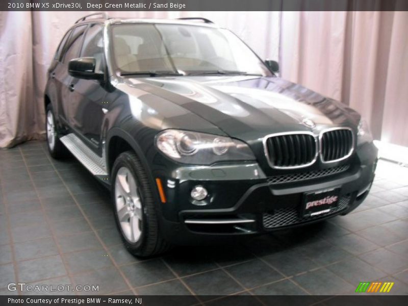 Deep Green Metallic / Sand Beige 2010 BMW X5 xDrive30i