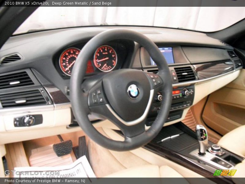 Deep Green Metallic / Sand Beige 2010 BMW X5 xDrive30i