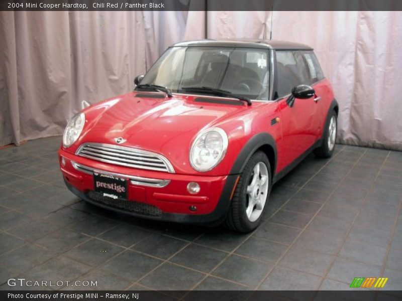 Chili Red / Panther Black 2004 Mini Cooper Hardtop