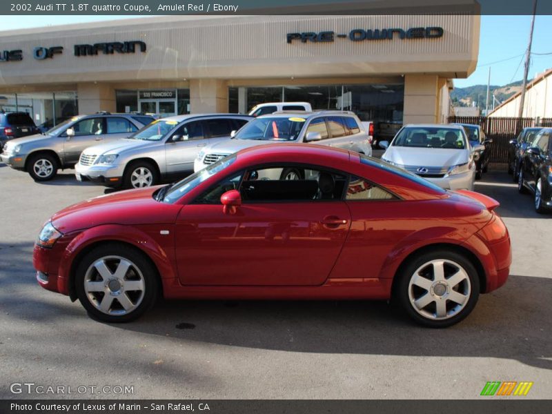 Amulet Red / Ebony 2002 Audi TT 1.8T quattro Coupe