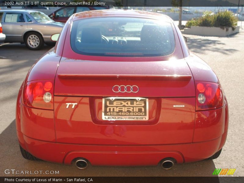 Amulet Red / Ebony 2002 Audi TT 1.8T quattro Coupe