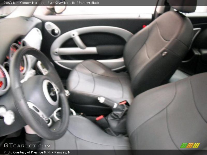 Pure Silver Metallic / Panther Black 2003 Mini Cooper Hardtop