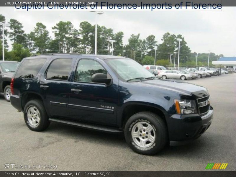 Dark Blue Metallic / Ebony 2008 Chevrolet Tahoe LS