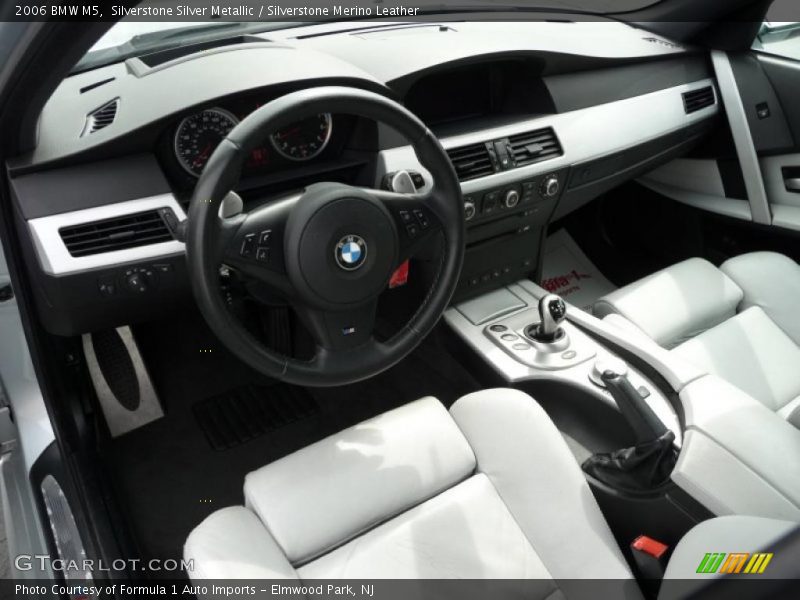Silverstone Silver Metallic / Silverstone Merino Leather 2006 BMW M5