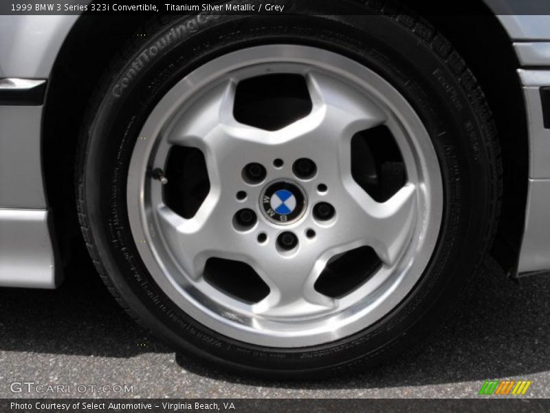Titanium Silver Metallic / Grey 1999 BMW 3 Series 323i Convertible