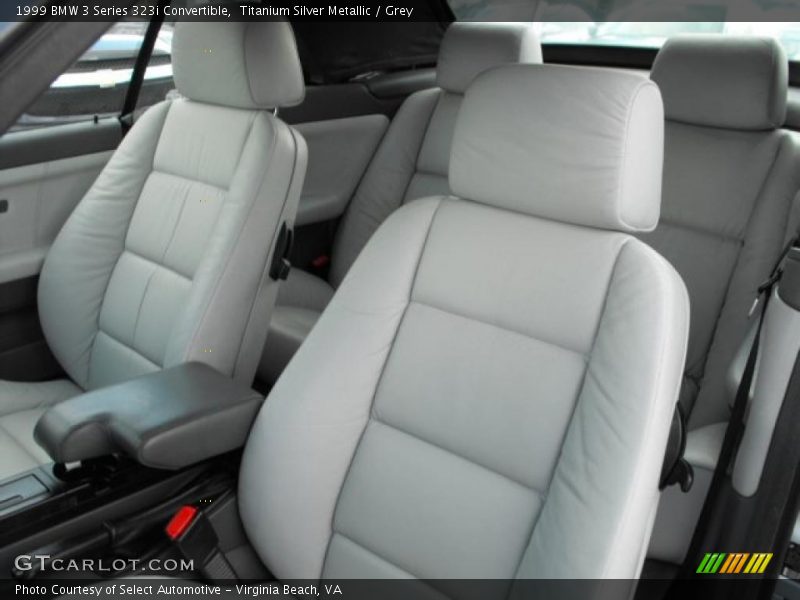 Titanium Silver Metallic / Grey 1999 BMW 3 Series 323i Convertible