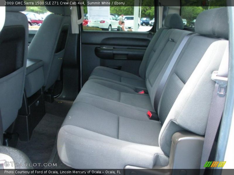 Summit White / Ebony 2009 GMC Sierra 1500 SLE Z71 Crew Cab 4x4