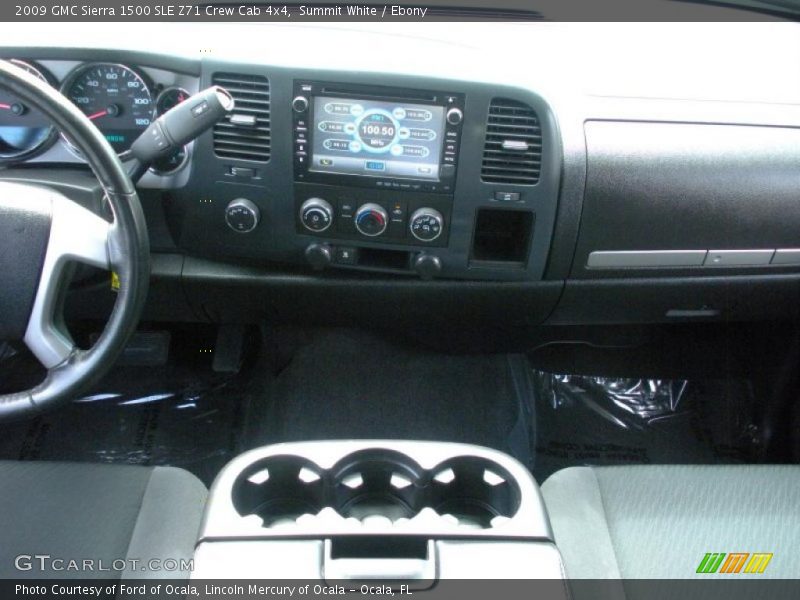 Summit White / Ebony 2009 GMC Sierra 1500 SLE Z71 Crew Cab 4x4