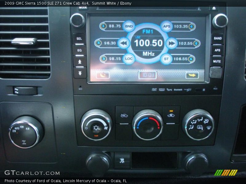 Summit White / Ebony 2009 GMC Sierra 1500 SLE Z71 Crew Cab 4x4