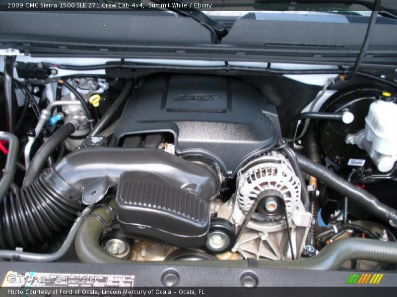 Summit White / Ebony 2009 GMC Sierra 1500 SLE Z71 Crew Cab 4x4