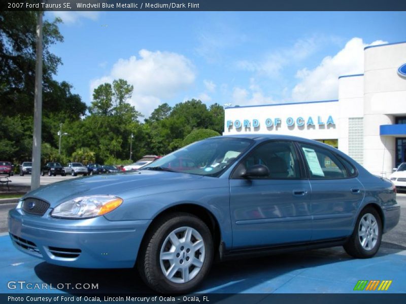 Windveil Blue Metallic / Medium/Dark Flint 2007 Ford Taurus SE