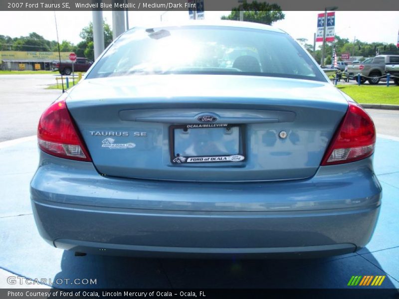 Windveil Blue Metallic / Medium/Dark Flint 2007 Ford Taurus SE