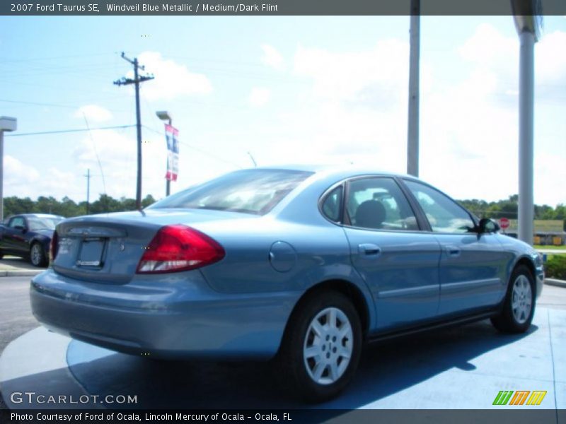 Windveil Blue Metallic / Medium/Dark Flint 2007 Ford Taurus SE