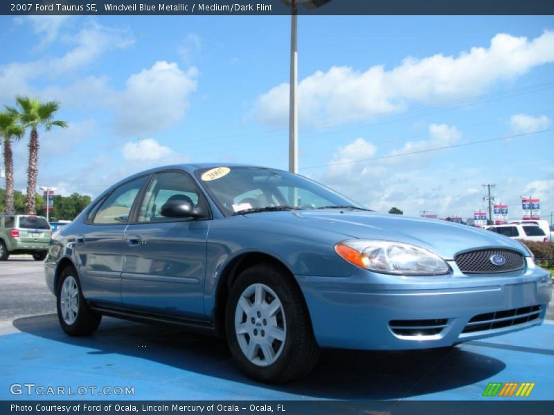 Windveil Blue Metallic / Medium/Dark Flint 2007 Ford Taurus SE