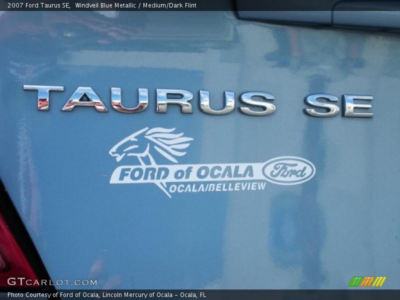 Windveil Blue Metallic / Medium/Dark Flint 2007 Ford Taurus SE