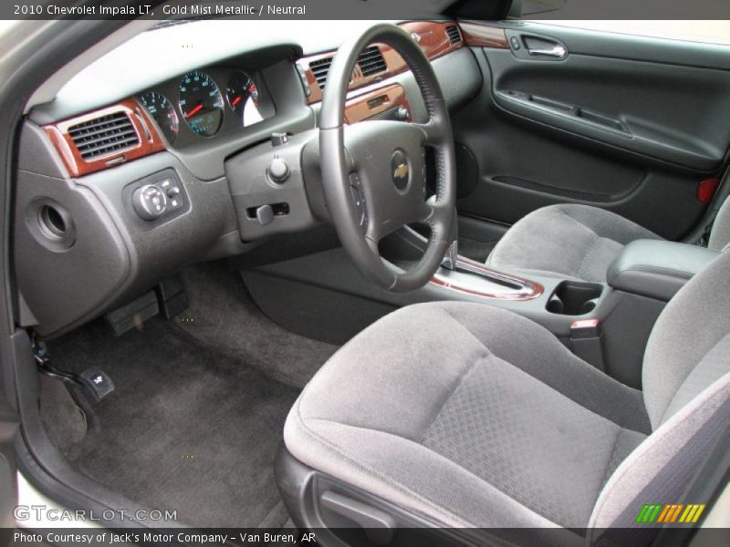 Gold Mist Metallic / Neutral 2010 Chevrolet Impala LT