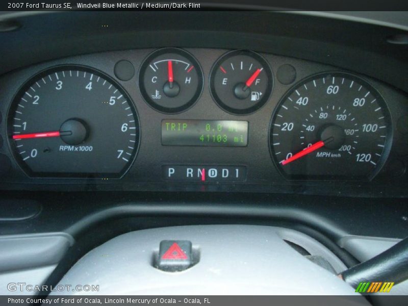 Windveil Blue Metallic / Medium/Dark Flint 2007 Ford Taurus SE