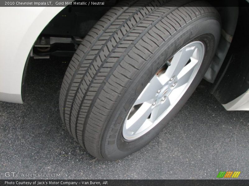 Gold Mist Metallic / Neutral 2010 Chevrolet Impala LT