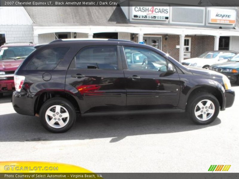 Black Amethyst Metallic / Dark Gray 2007 Chevrolet Equinox LT