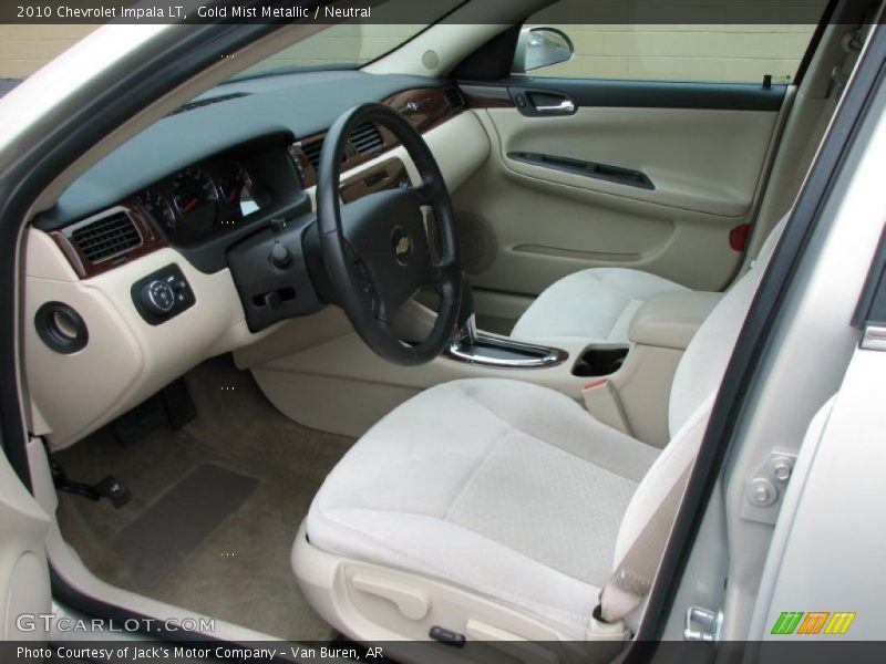 Gold Mist Metallic / Neutral 2010 Chevrolet Impala LT