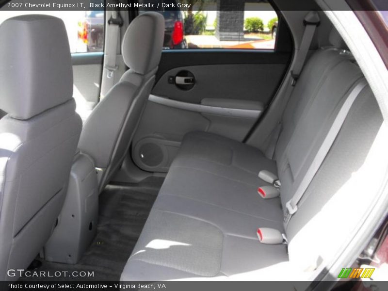 Black Amethyst Metallic / Dark Gray 2007 Chevrolet Equinox LT