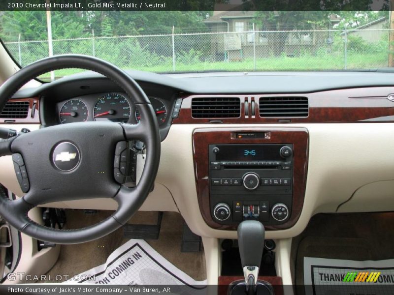 Gold Mist Metallic / Neutral 2010 Chevrolet Impala LT