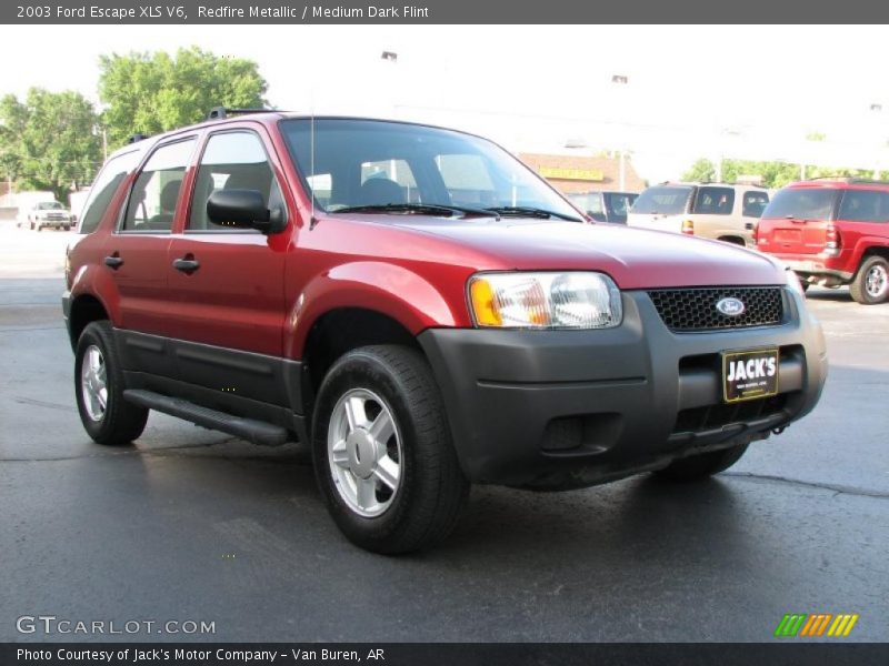 Redfire Metallic / Medium Dark Flint 2003 Ford Escape XLS V6